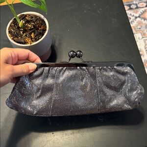 Elegant Silver Clutch Bag